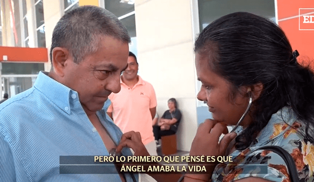 Desliza las imágenes para visualizar algunas escenas del encuentro que tuvo esta madre con el hombre que recibió el corazón de su hijo. Foto: Captura/YouTube