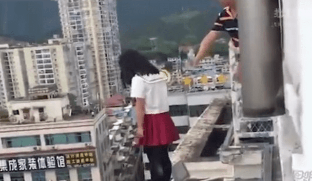 YouTube: Profesor salvó a su alumna de suicidarse en China [VIDEO]