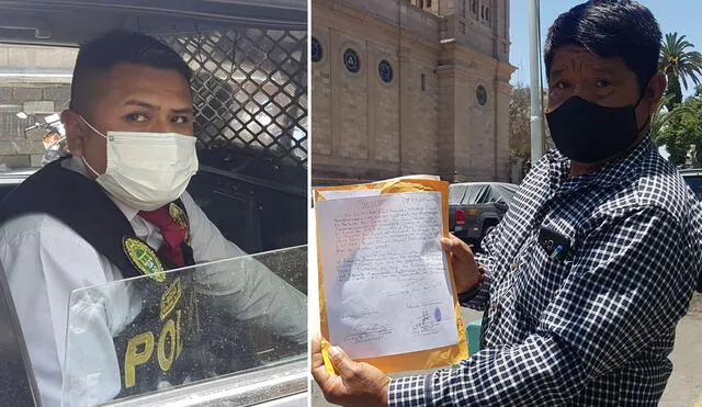 Policía en retiro llegó hasta la Región PNP a cobrar una supuesta deuda a un agente, hijo del Congresista Raúl Machaca. Foto: La República