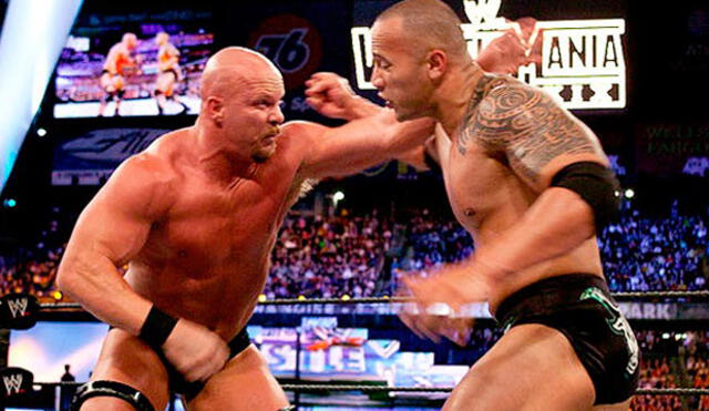WWE: Stone Cold vs. The Rock, el superclásico de WrestleMania [VIDEO]
