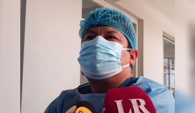 Sergio Espinoza, médico de turno de UCI neonatal. Foto: captura/URPI-LR