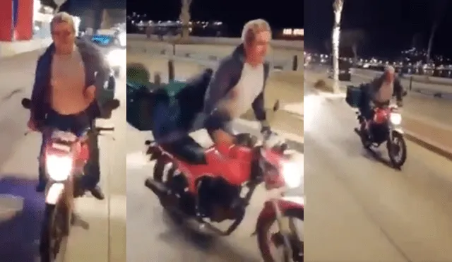 YouTube viral: Anciano sufre brutal accidente por presumir acrobacias en moto [VIDEO] 