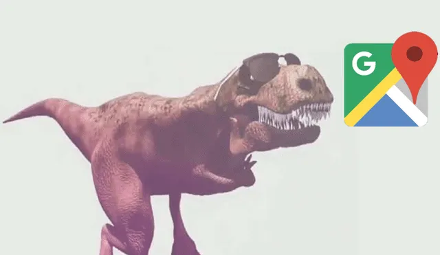 Google Maps: La extraña pose del dinosaurio 'Cállese viejo lesbiano' [FOTOS]