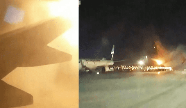 Dos aviones colisionan en plena pista de aterrizaje en Toronto [VIDEO]
