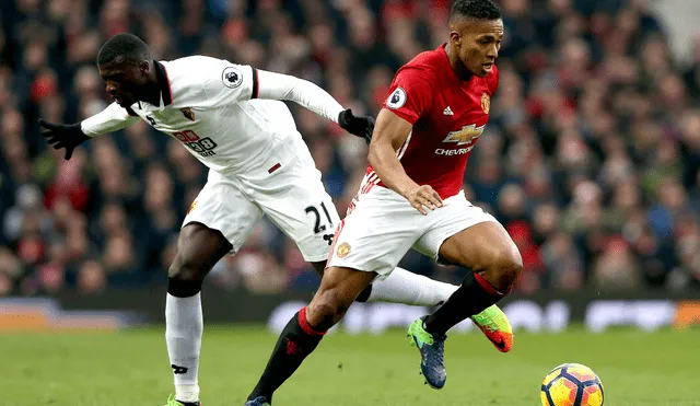 Valencia jugó 10 años en el Manchester United. Fue capitán. Foto: EFE/Nigel Roddis.