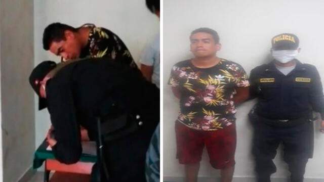 Detienen a policía y otros dos sujetos con droga en Sullana.