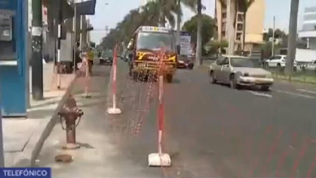 Sedapal reubicará hidrante de avenida Javier Prado pese a que MML no ha pagado por el trabajo