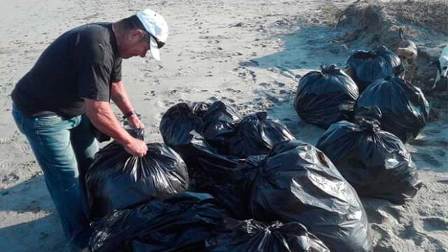 Recogen toneladas de basura de playas San Pedro y Las Peñitas en Piura 