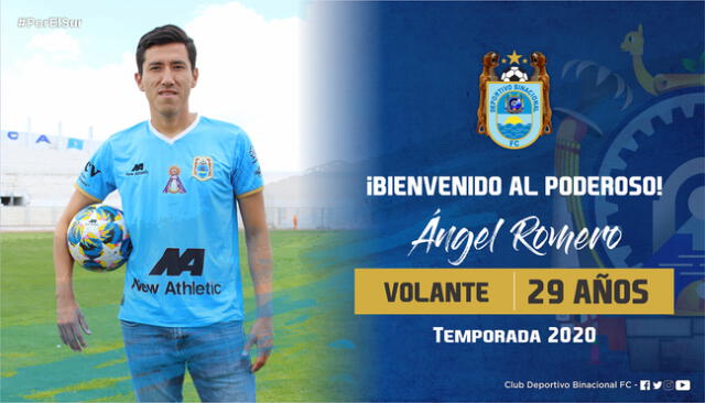 anunció este viernes la incorporación del defensa Ángel Romero.