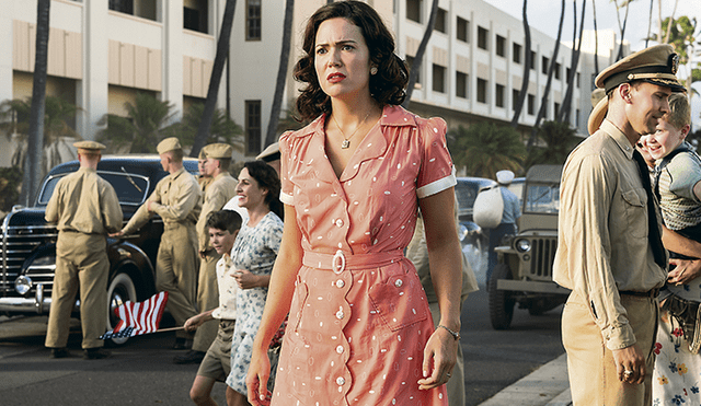 La actriz y cantante Mandy Moore interpreta a la esposa de un militar (Ed Skrein) en plena Segunda Guerra Mundial.