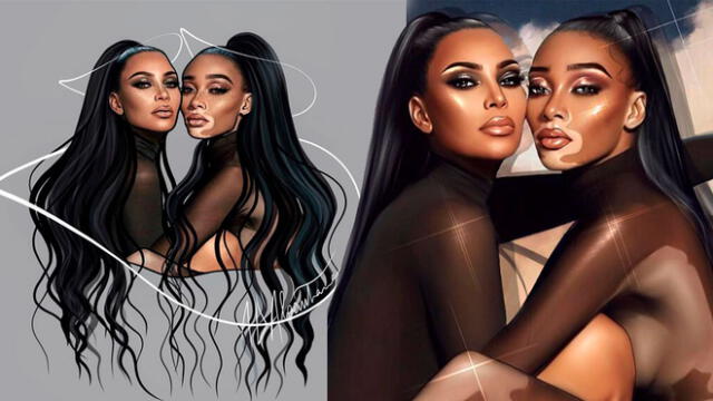 Kim Kardashian y Winnie Harlow lanzan nueva línea de maquillaje 