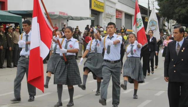 Piura: colegios de Sullana desfilarán por Fiestas Patrias