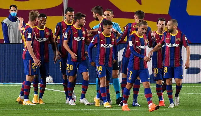 FC Barcelona y Ferencváros juegan este martes por la fecha 1 del grupo G de la Champions League 2020-2021. Foto: AFP
