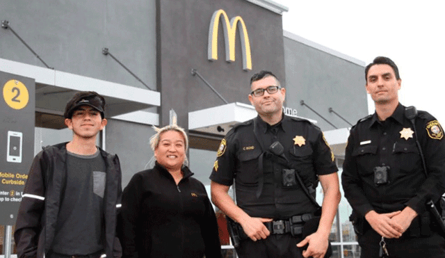 Empleados de McDonald's en Lodi, California