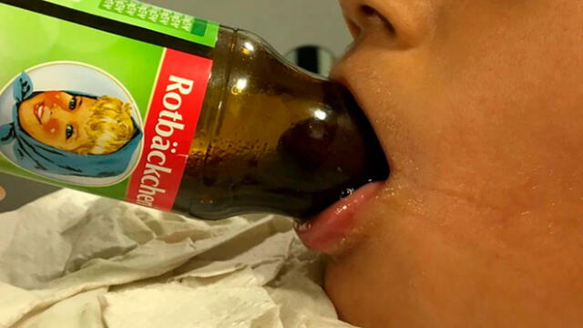 Lengua de un niño se atora en una botella tras intentar tomar la última gota de su jugo [FOTOS]