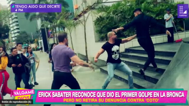Coto Hernández amenaza con volver a golpear a Erick Sabater [VIDEO]