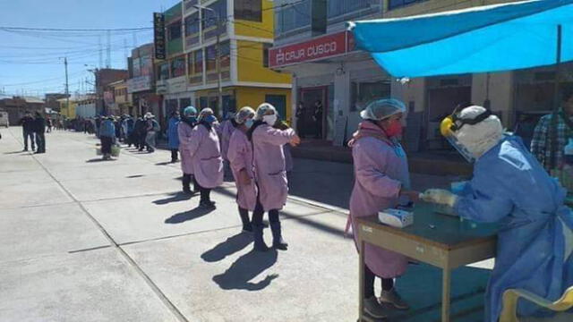 Tras un barrido epidemiológico en el Mercado Central de Ilave, 11 comerciantes dieron positivo a COVID-19