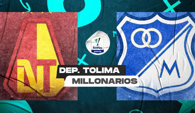 Tolima vs. Millonarios se verán las caras por la décimo segunda fecha de la liga colombiana 2020. Gráfica: Fabrizio Oviedo/La República.