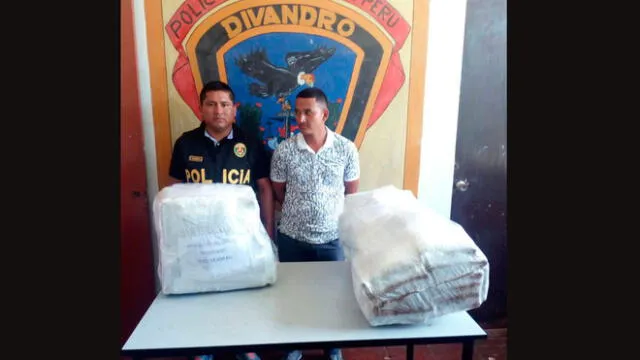 Tumbes: capturan a colombiano transportando 56 kilos de droga 