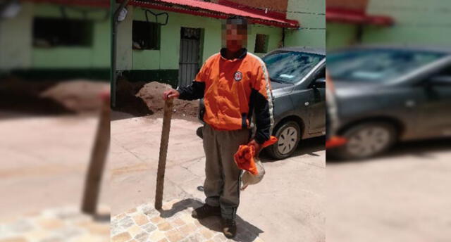Cusco: detienen a acosador que intentó golpear a mujer con un palo con clavo