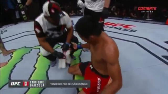 UFC 211 en vivo: Enrique Barzola vence por decisión unánime a Gabriel Benítez  