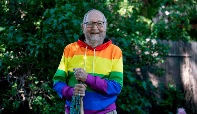 Kenneth Felts de 90 años ‘salió del clóset’ y se declaró abiertamente homosexual ante su familia. Foto: The Denver Post