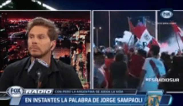 Perú vs. Argentina: Impacto en Fox Sports ante multitud peruana en aeropuerto de Ezeiza [VIDEO]