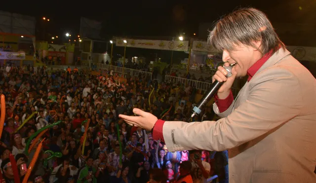 Deyvis Osoco en concierto. (Foto: captura)