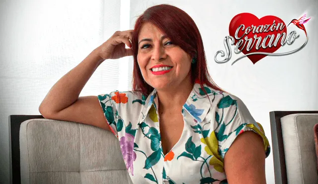 Yrma Guerrero Neira tiene 43 años y desde los 14 integra Corazón Serrano. Foto: Fernanda Quispe / diseño de Gerson Cardoso /  La República