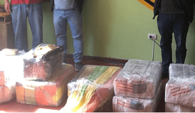 Tacna: Capturan dos colombianos con 231 kilos de marihuana tipo cripy