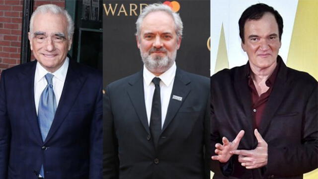Martin Scorsese, Sam Mendes y Quentin Tarantino están nominador a Mejor director a los Premios Oscar 2020. Foto: difusión.