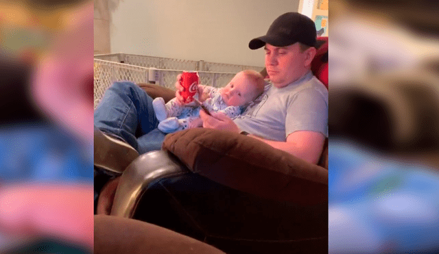 Video es viral en Facebook. Madre de gemelos se percató de la singular expresión de uno de los bebés mientras ella jugaba con el otro, y no dudó en grabarla