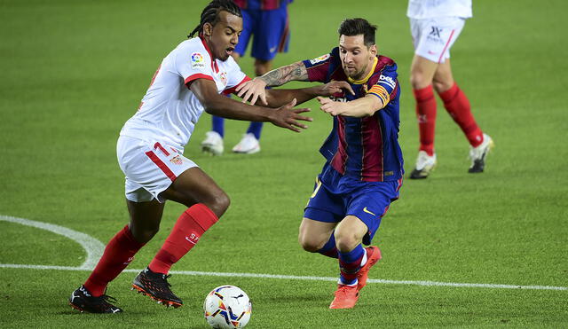 Barcelona se mide con Sevilla en el Camp Nou por la fecha 5 de LaLiga Santander. Foto: AFP