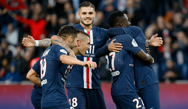 El PSG venció por 4-0 al Angers y se mantiene en la punta de la Ligue 1.