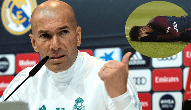 Real Madrid: La reacción de Zidane al saber que Neymar será operado