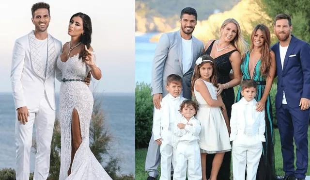Cesc Fábregas y Daniella Semaan: Mira las mejores fotos de la boda en Instagram