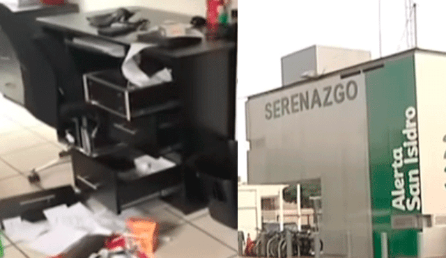 Roban 12 oficinas ubicadas a media cuadra de Central de Serenazgo de San Isidro [VIDEO]