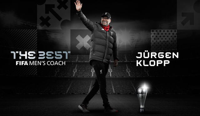 Jurgen Klopp ganó el premio The Best de FIFA por segundo año consecutivo. Foto: @fifacom_es