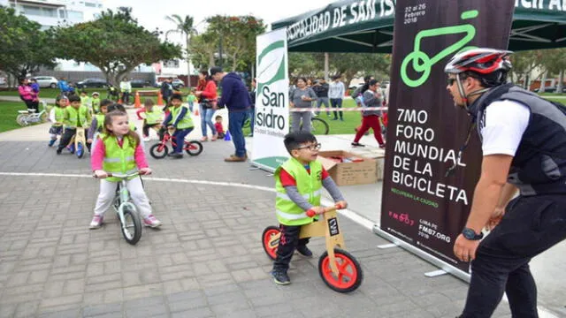 San Isidro: promueven uso de bicicleta como medio de transporte