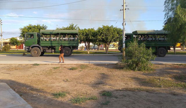 Conflicto en Tumán: Ejército llegó y tomó el control del distrito azucarero [VIDEO]