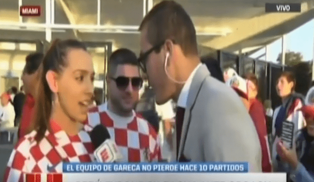 Perú vs. Croacia: periodista engañó a hincha croata y le hizo decir “arriba Perú” [VIDEO]