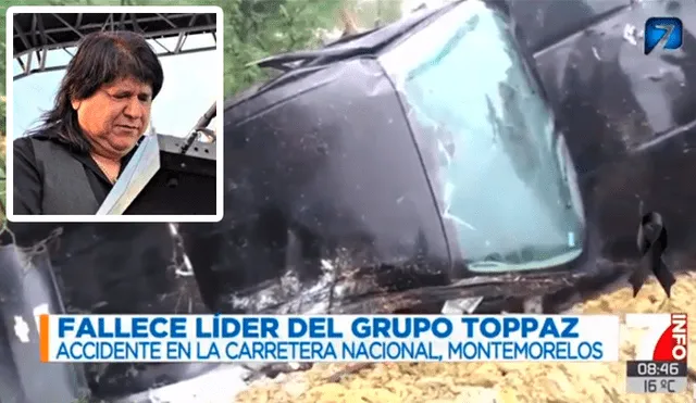 Líder del grupo Toppaz muere tras terrible accidente vehicular en Montermorelos