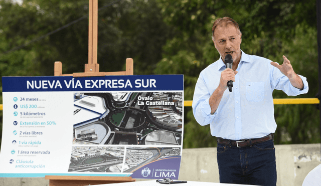 Jorge Muñoz suspende proyecto Vía Expresa Sur por presunto soborno de Graña y Montero
