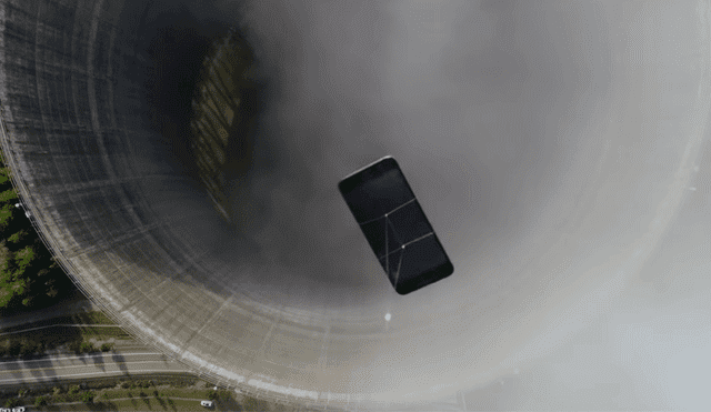 YouTube viral: iPhone XS Max fue lanzado a la ‘boca’ de planta nuclear [VIDEO]