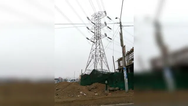 #YoDenuncio: torre de alta tensión en Carabayllo tiene cables sueltos