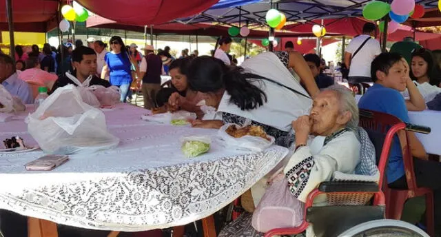 Pollada para apoyar albergue de ancianos en abandono fue un éxito en Tacna 