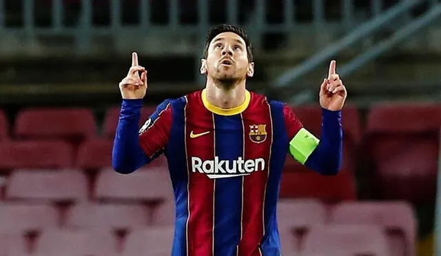 Lionel Messi anotó de penal el 1-0 del Barcelona ante Dinamo Kiev. Foto: EFE