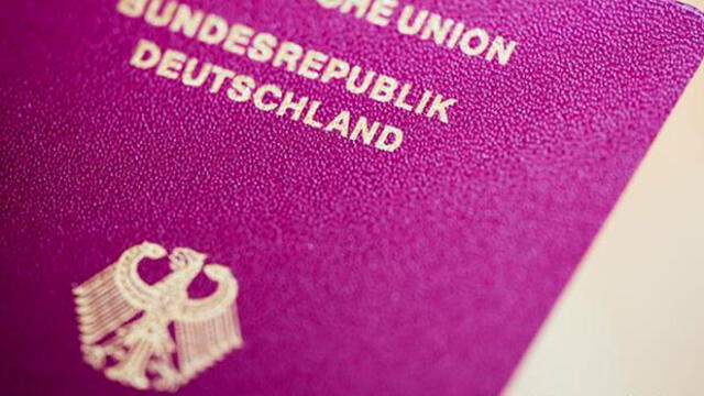 Pasaporte alemán. Foto: DW.