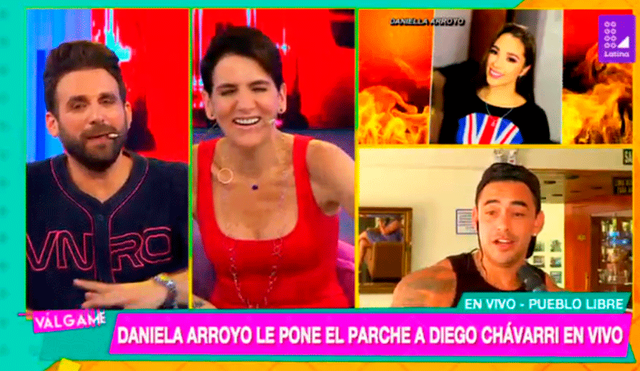 Daniela Arroyo arremetió contra Diego Chávarri durante programa en vivo [VIDEOS]