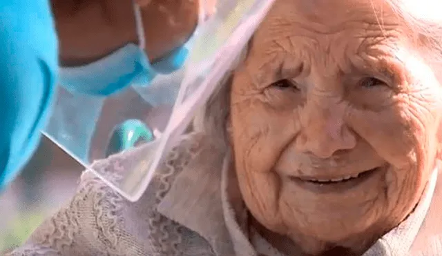 Juanita, anciana chilena de 111 años, superó al nuevo coronavirus. Foto: 24 Horas